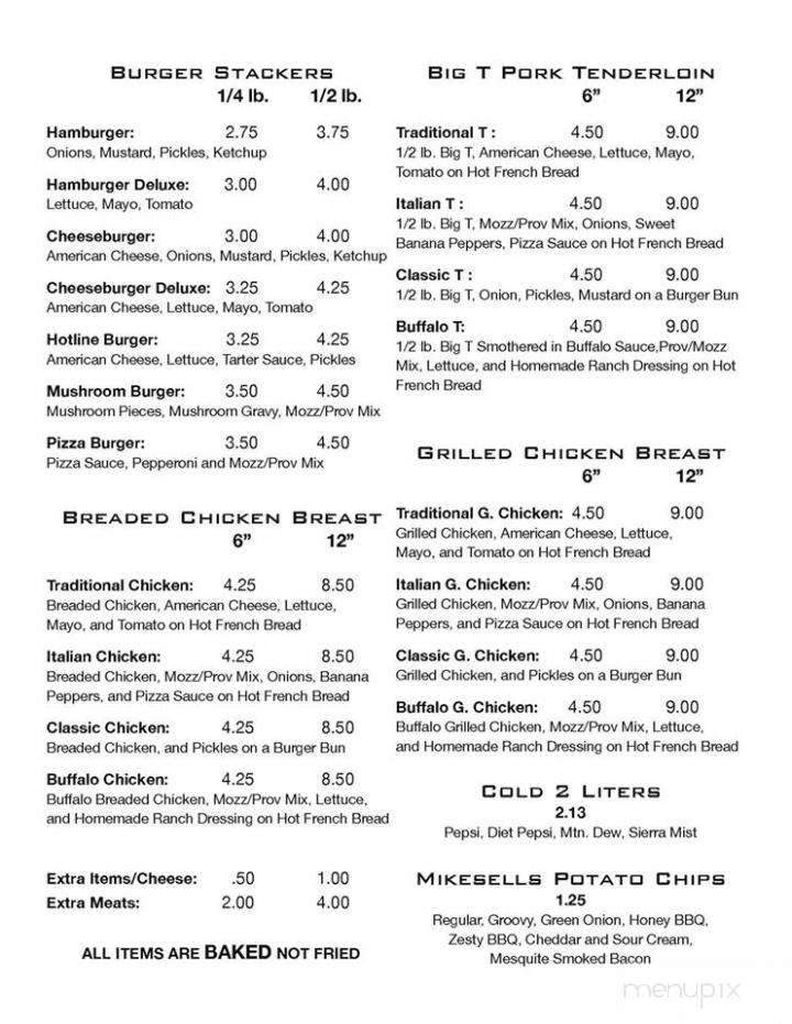 Pizza Hotline - Carlisle, OH menu_pic