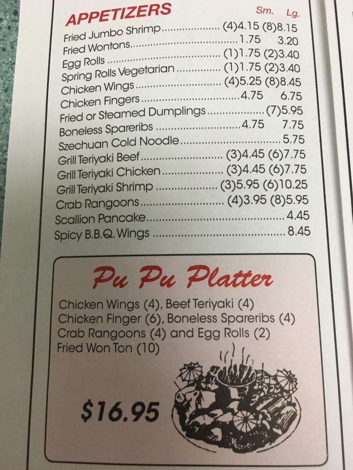 Dragon House Restaurant - Hinesburg, VT menu_pic