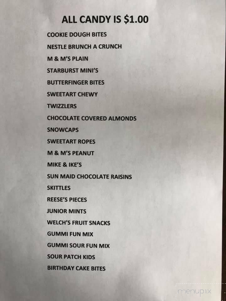 Loma Theatre - Coloma, MI menu_pic