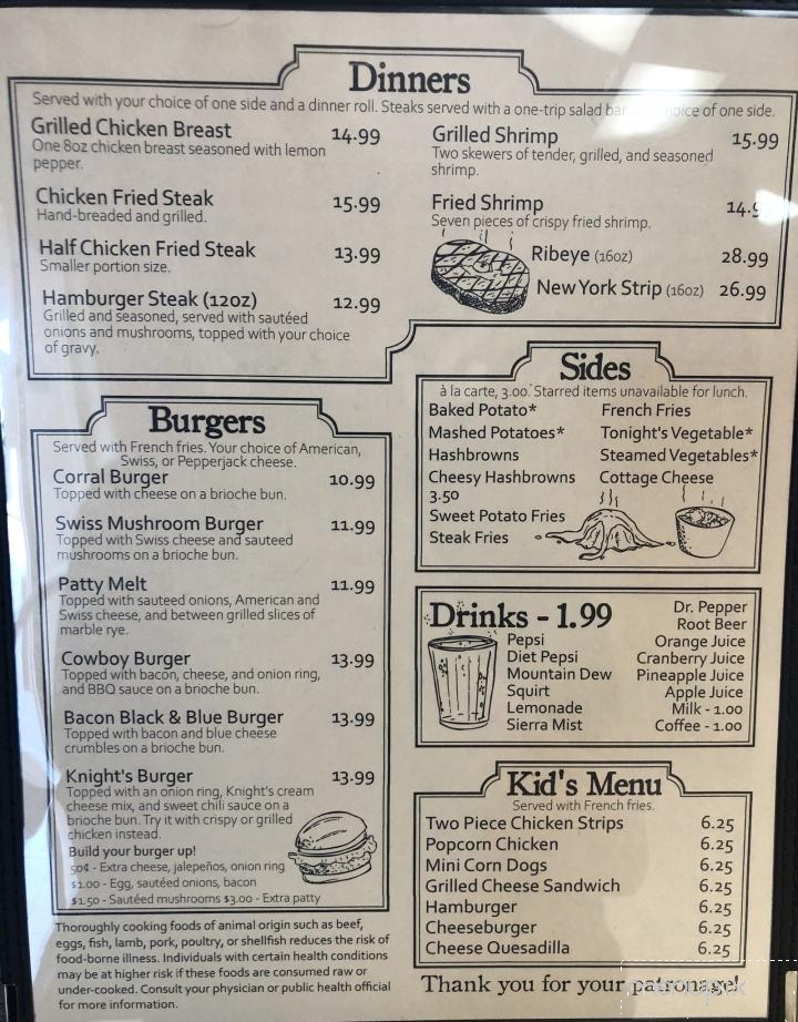 Sand Hills Corral - Thedford, NE menu_pic
