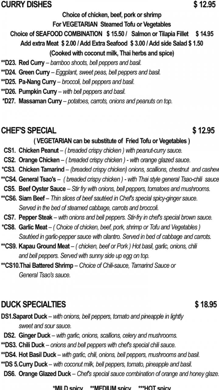 Simply Thai - Chesapeake, VA menu_pic