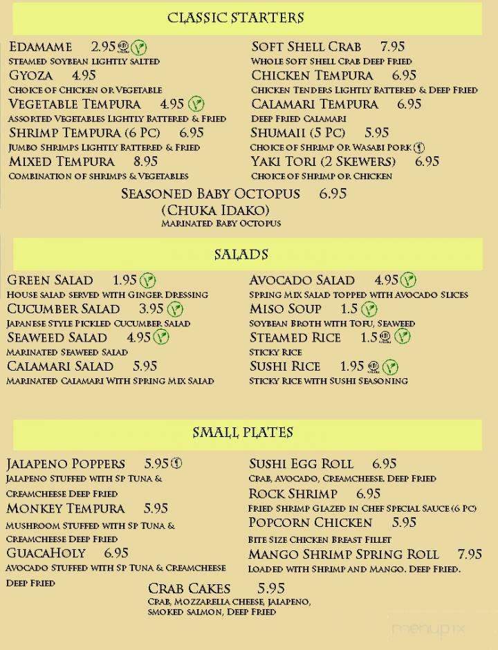 Prime Blu Sushi Bar - Lawrence, KS menu_pic