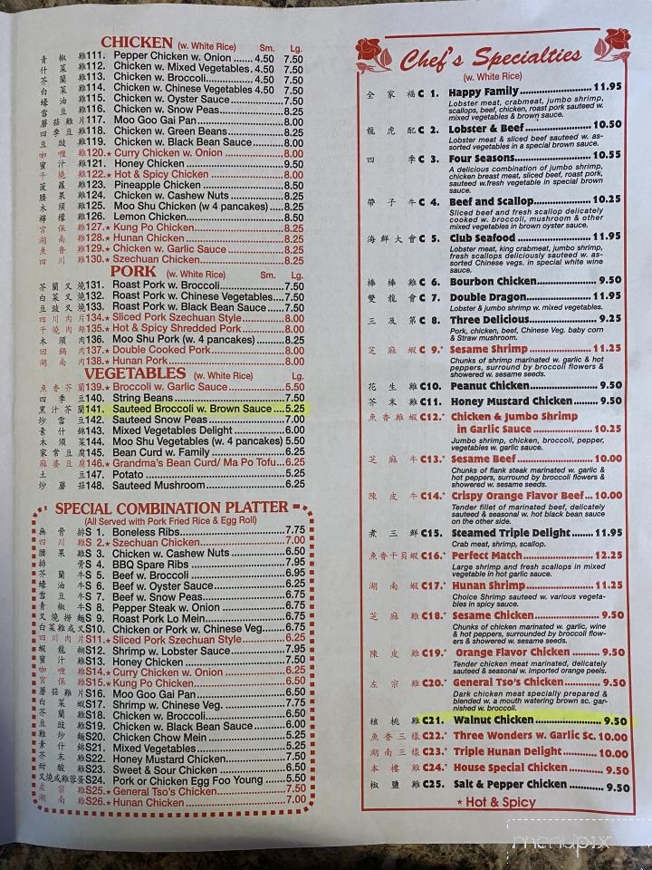 All Star Asian Buffet - Uniontown, PA menu_pic