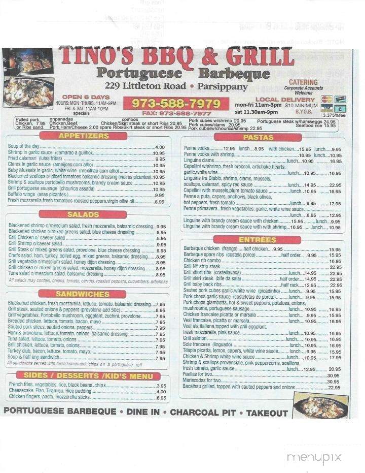 Tinos BBQ & Grill - Parsippany, NJ