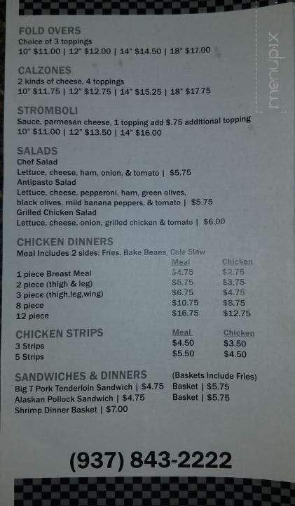 Jac N Do's Pizza - Russells Point, OH menu_pic