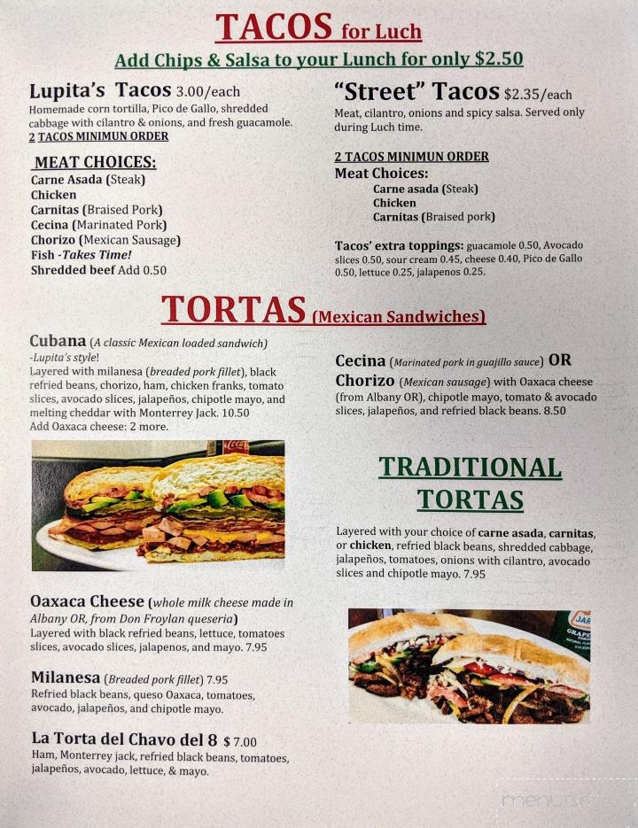 Lupita's Tacos - Eugene, OR