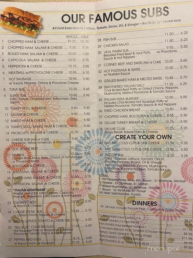 Lock Stock & Barrel - Sharpsville, PA menu_pic