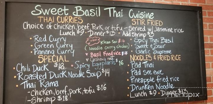 Sweet Basil Thai - Berryville, VA
