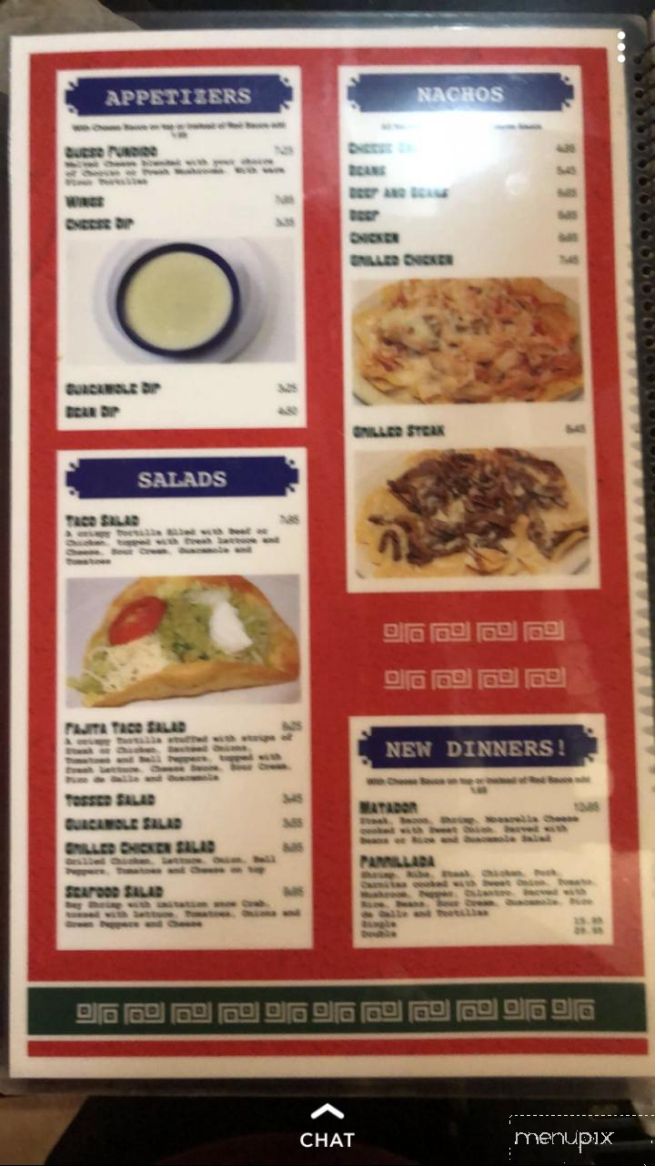 Mexico Lindo - Marshall, MO menu_pic