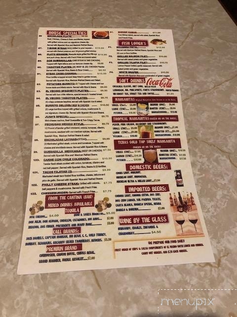 El Vecino - Birmingham, AL menu_pic