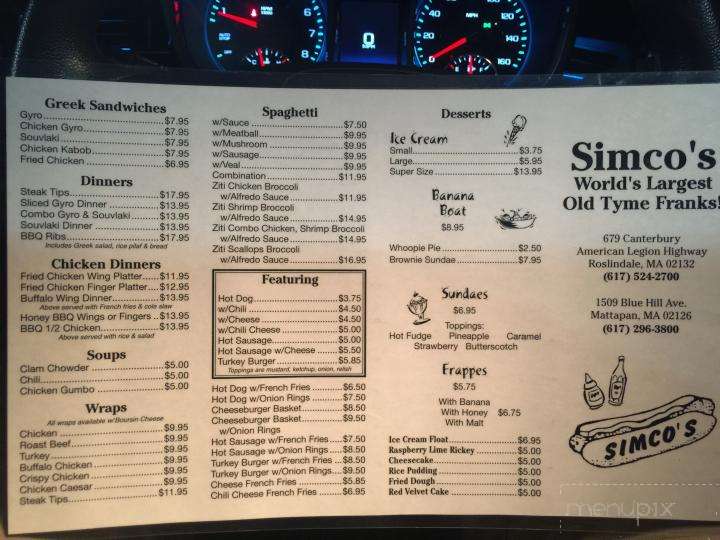 Simco's Takeout - Mattapan, MA