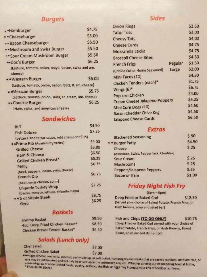 Peg & Doc's Sports Bar & Grill - Dane, WI