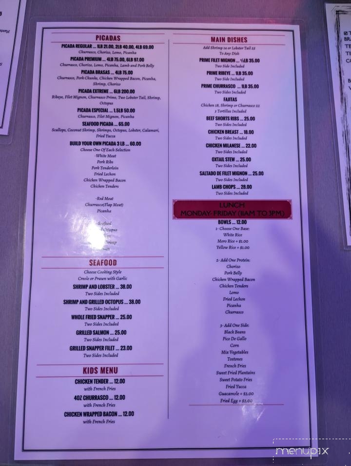Brasas Steakhouse & Grill - Naples, FL menu_pic