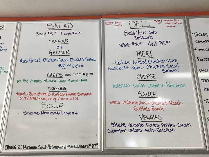 Park Row Cafe - Waterbury, VT menu_pic