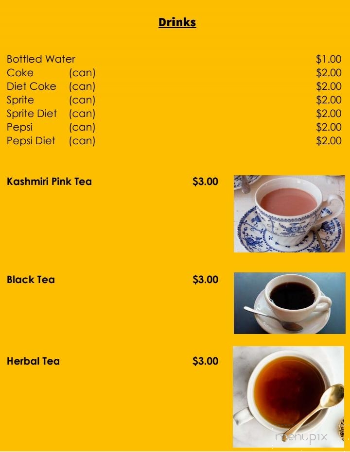 Shupback Pakistani Kitchen - Dover, DE menu_pic