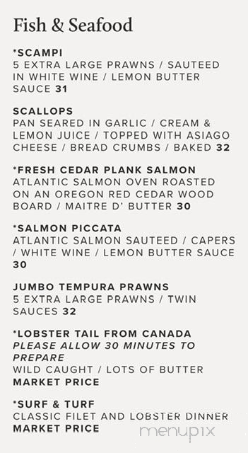 Friar Tuck's Restaurant & Bar - Nevada City, CA menu_pic