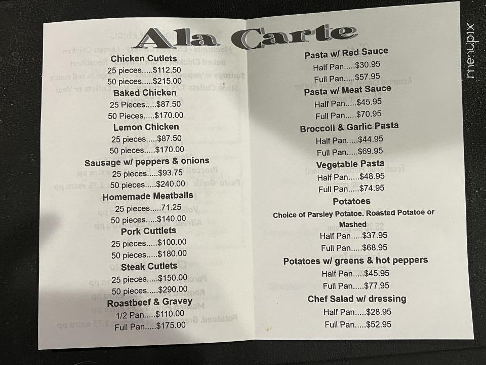 Gagsters Restaurant - Niagara Falls, NY menu_pic