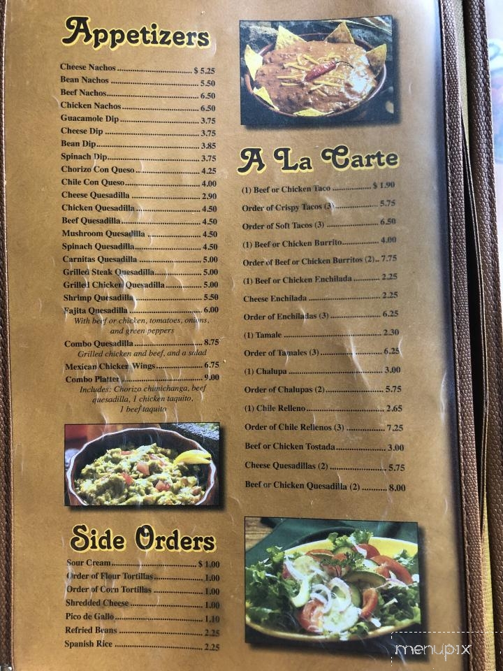 Mi Rancho - Ida Grove, IA menu_pic