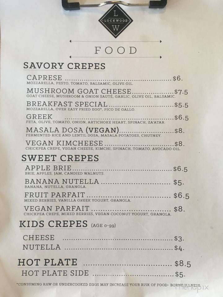 Lockwood Cafe - Ames, IA menu_pic