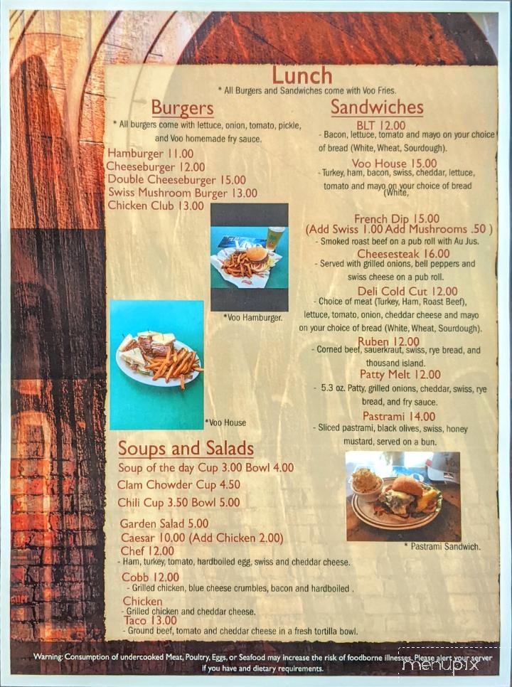 Ron-D-Voo Tavern - Harrisburg, OR menu_pic