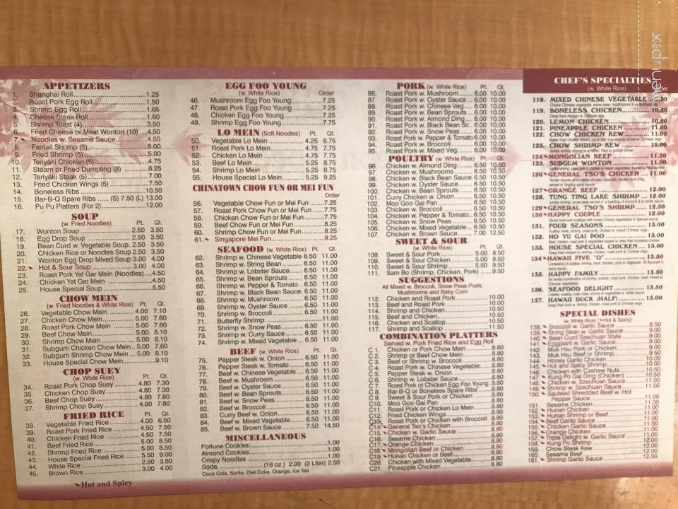 Foo Ho Kitchen - Barnegat, NJ menu_pic