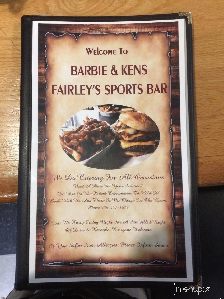 Fairley's Sports Bar - Oromocto, NB