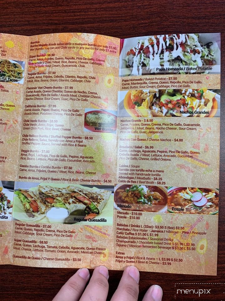 Primos Tacos - Lindsay, CA menu_pic