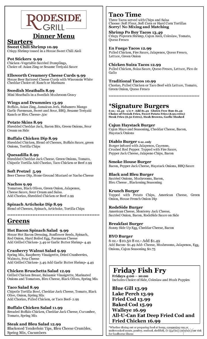 Rodeside Grill - Windsor, WI