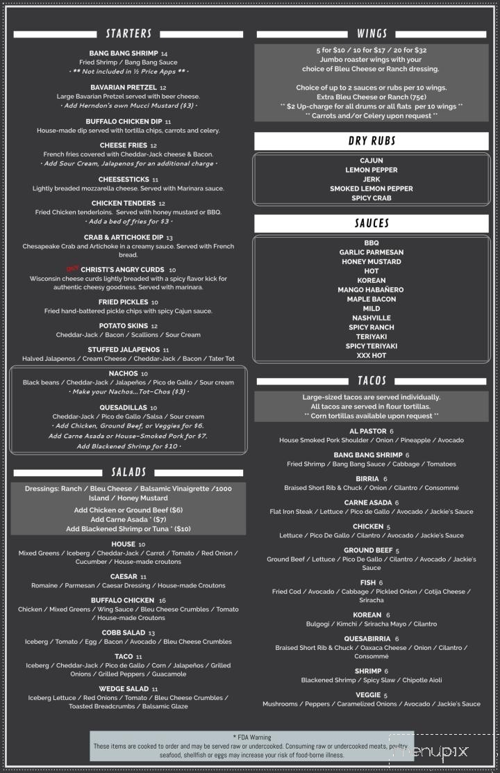 Carpool - Herndon - Herndon, VA menu_pic