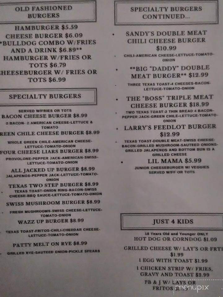 Online Menu Of Just For Fun Cafe Plainview Tx