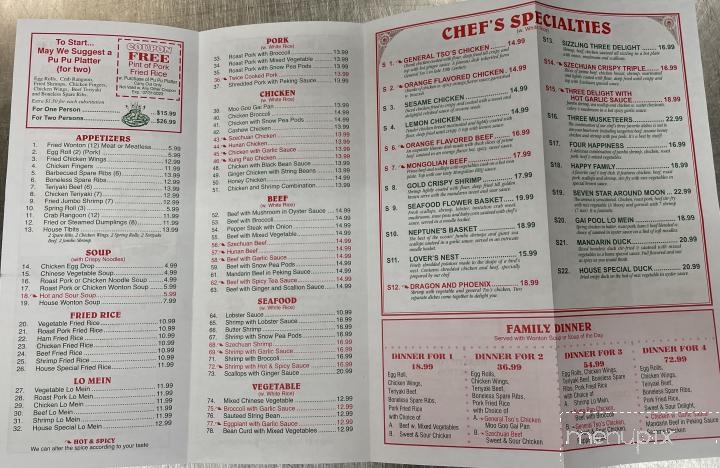 China Coast - Rockland, ME menu_pic