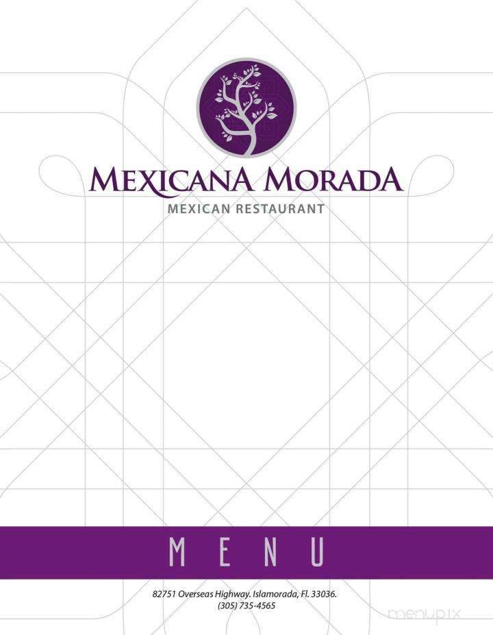Mexicana Morada - Islamorada, FL menu_pic