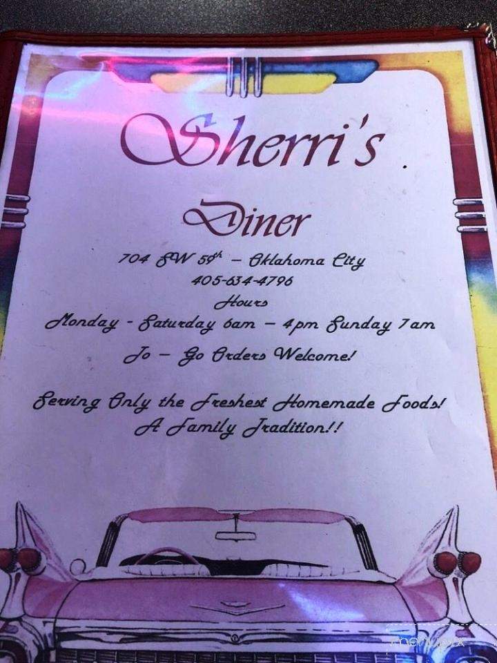 Sherri's Diner - Oklahoma City, OK menu_pic