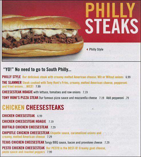 Tony Roni's Conshohocken - Conshohocken, PA menu_pic