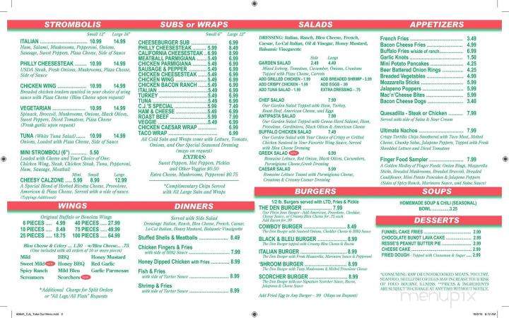 C J's Pizza & Subs - Wilkes Barre, PA menu_pic
