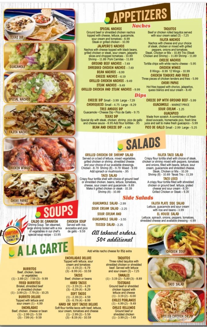 El Jalapeno - Summerville, SC menu_pic