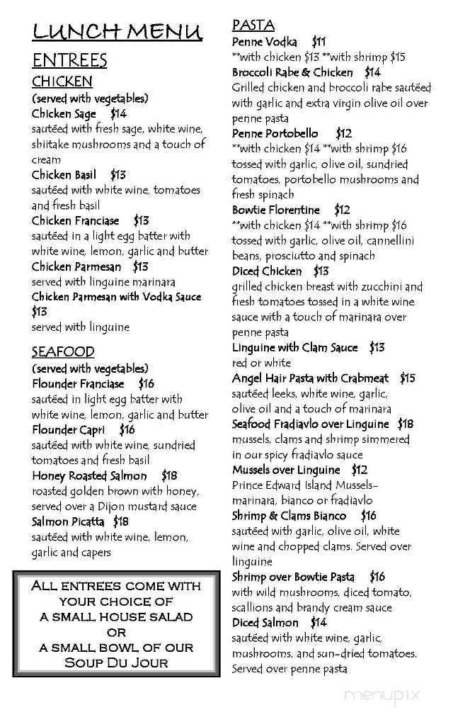 Sage Restaurant - Fair Lawn, NJ menu_pic