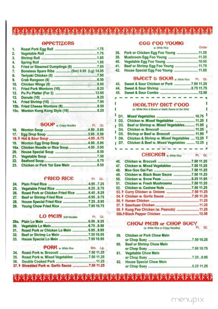 China City - Portsmouth, OH menu_pic