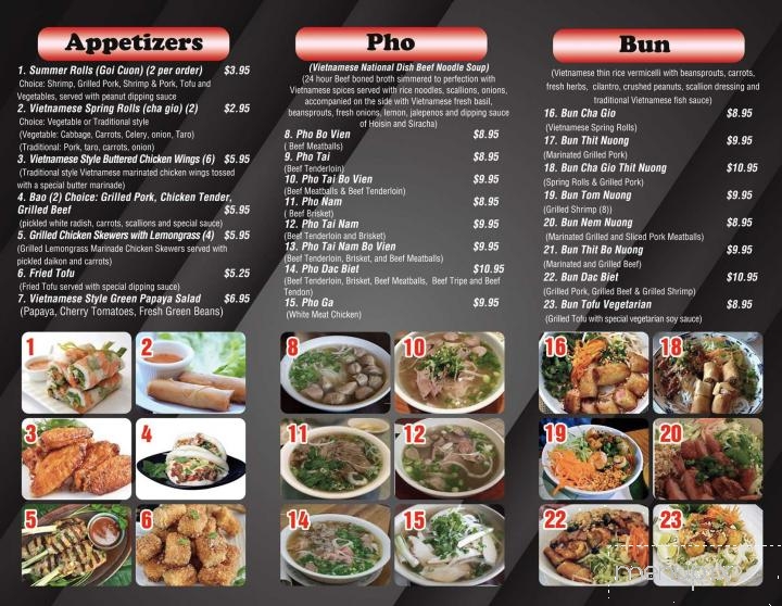 Pho Village - Summerfield, FL menu_pic