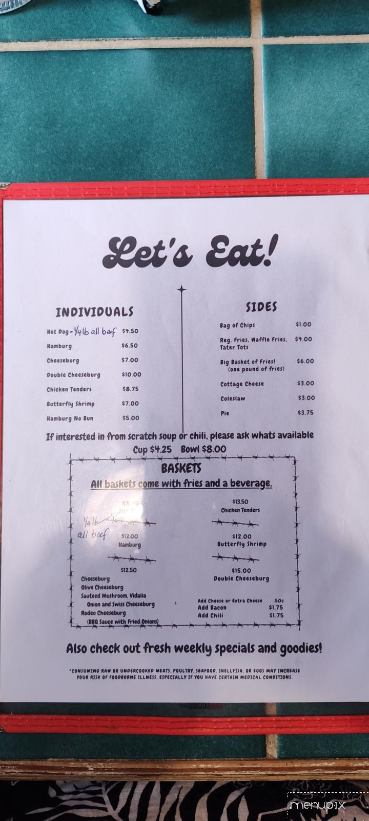 Stockyard Cafe - Ravenna, MI menu_pic