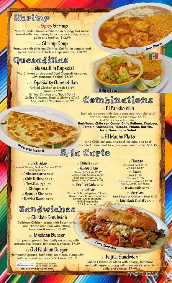 El Jalisco Mexican Grill - Eufaula, AL menu_pic