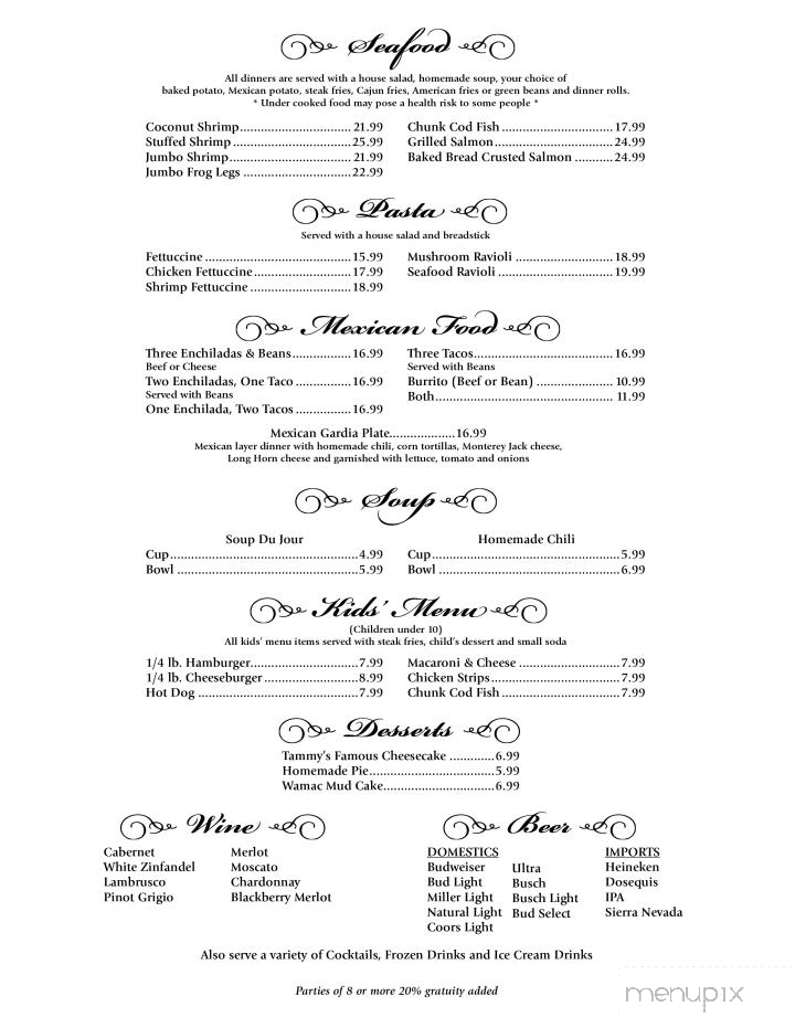 Jerry's Grill & Bar - Centralia, IL menu_pic