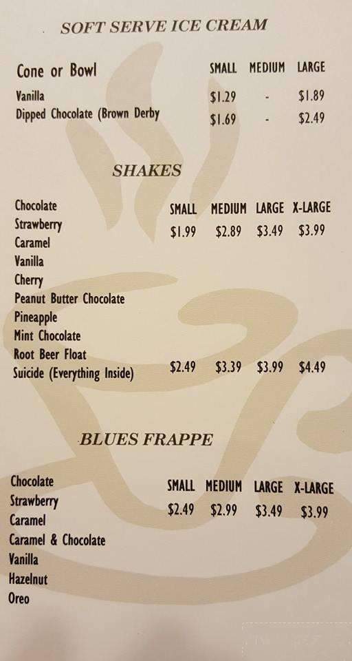 Highway 150 Blues Cafe - Hardinsburg, IN menu_pic