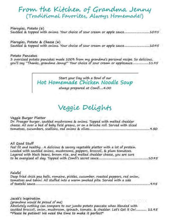 Comfi - Old Bridge Township, NJ menu_pic