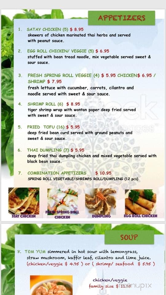 Thai Basil Restaurant - Visalia, CA menu_pic