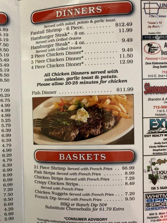 Midwest Deli & Grill Ltd - Holstein, IA menu_pic