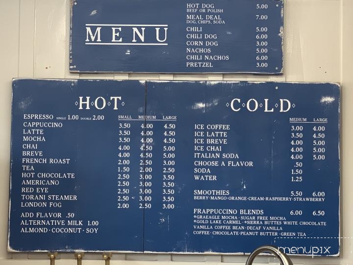 Graeagle Outpost - Graeagle, CA menu_pic