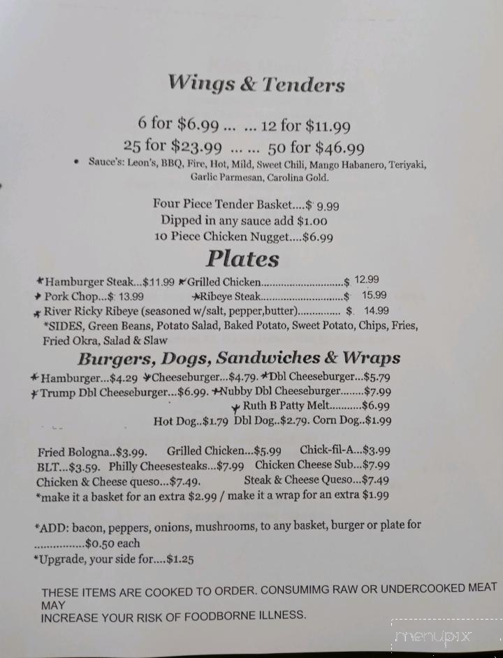 573 Bar N Grill - Stoneville, NC menu_pic