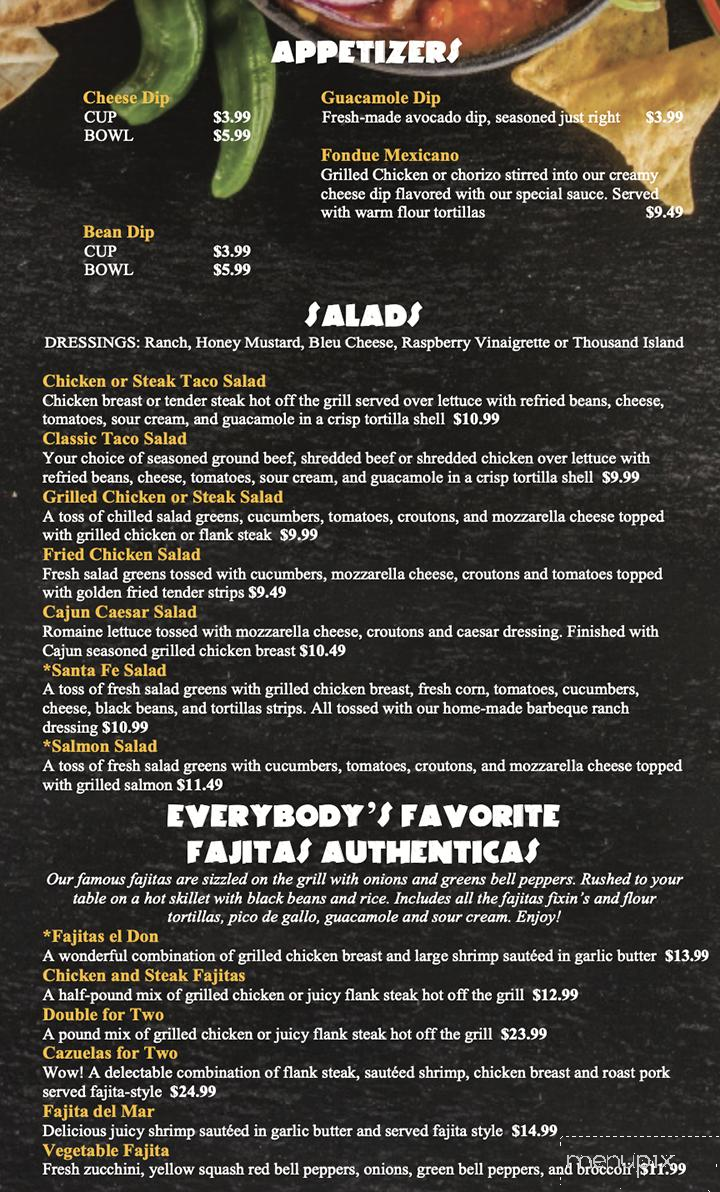 Garcia's Restaurant - Campbellsville, KY menu_pic