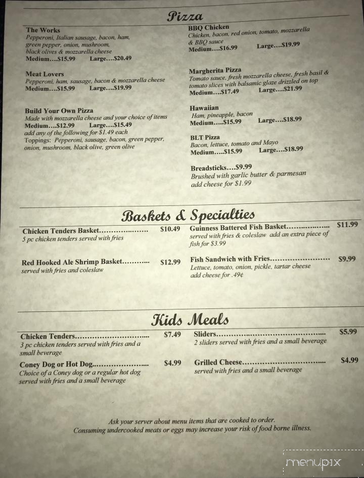 Whitmore Coney Island - Whitmore Lake, MI menu_pic